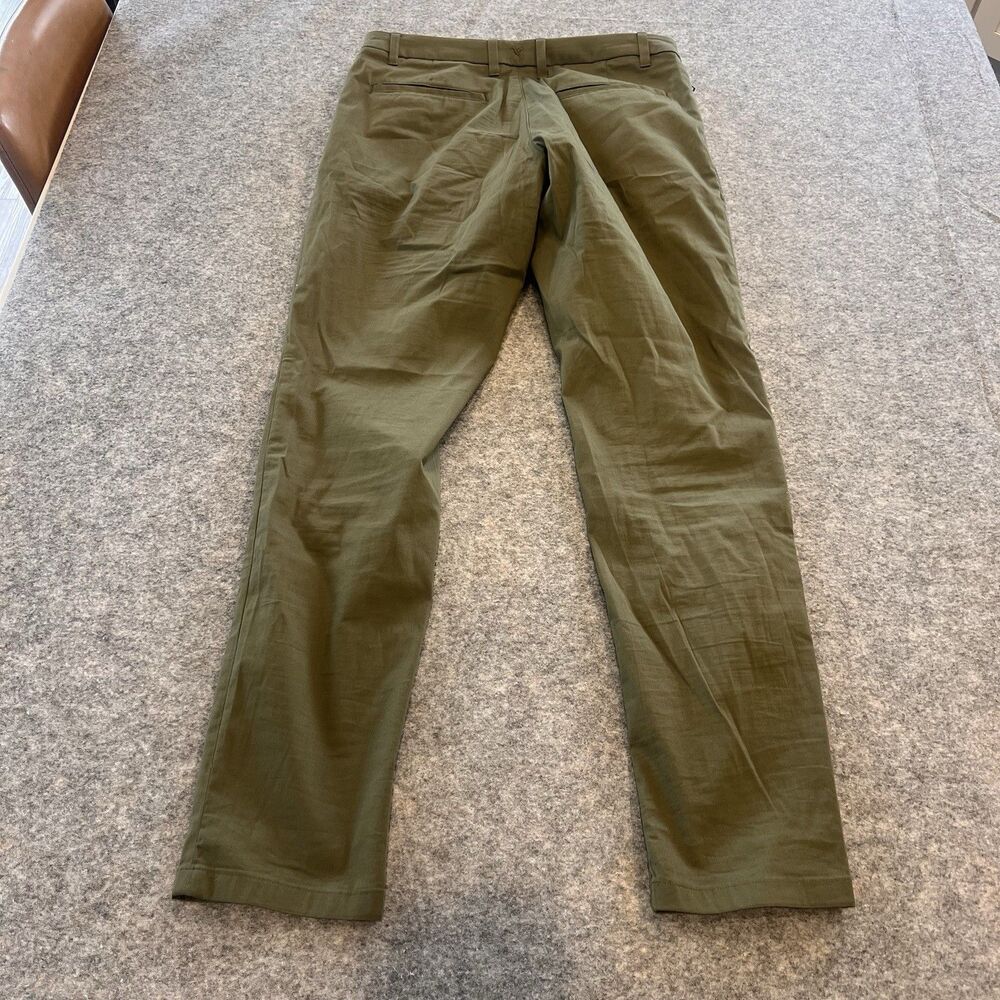 Birddogs Men’s  Stretch Performance Pants Olive Green Size 34x34 - Picture 8 of 9